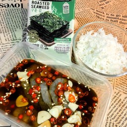 กุ้งดองซีอิ๊วเกาหลี