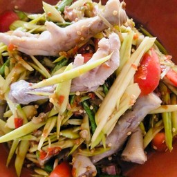 ส้มตำปลาร้าตีนไก่