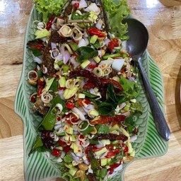 ปลาช่อนทอดสมุนไพรสด