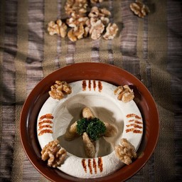 Hummus with Walnut & Fig
