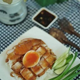 หมูแดง หมูกรอบ คอหมูเต็มMax