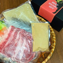 Beef shabu set (for one person)