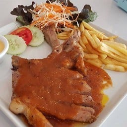 สเต๊ก หมู