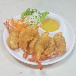 กุ้งชุปแป้งทอด