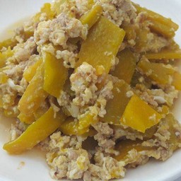 ผัดฟักทองใส่ไข่