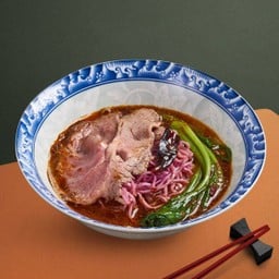 บะหมี่บีทรูทหม่าล่าเนื้อวากิว