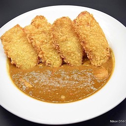No.194 ข้าวแกงกะหรี่ เบคอนชุปเกล็ดขนมปัง
