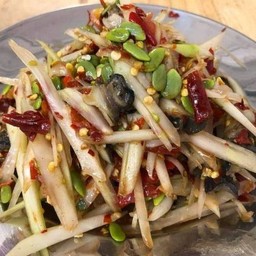 ตำปูปลาร้าหอยเชอรี่