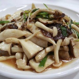 ผัดเห็ดห้าอย่างน้ำมันหอย