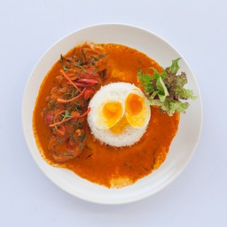 ข้าวแพนงเนื้อไข่ออนเซ็น