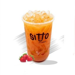 ชาเขียวโยเกิร์ตสตอเบอร์รี่