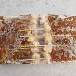 เนื้อเสียบไม้ (สดไม่ย่าง)