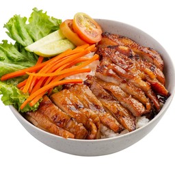 ข้าวผสมอบชิค ซอสจิ้มแจ่ว