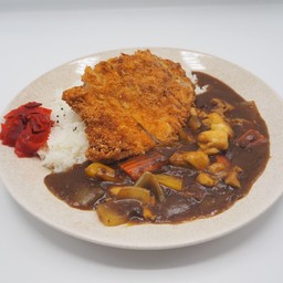 ข้าวแกงกะหรี่ไก่ทอด