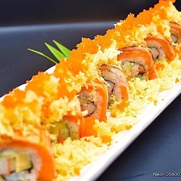 No.23 ข้าวห่อไส้รวมหน้าปลาแซลมอนย่าง