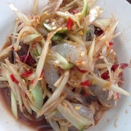 ตำกุ้งสด