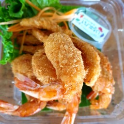 กุ้งชุปแป้งทอด