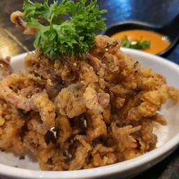 หมึกทอดกรอบ