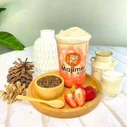 ชานมสตรอว์เบอร์รี่ (ปั่น) Strawberry Milk Tea Frappe