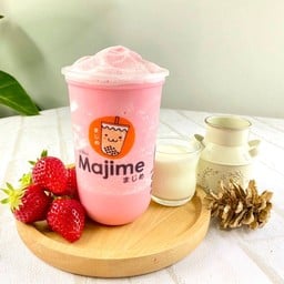 สตรอเบอร์รี่นมสด (ปั่น) Strawberry Fresh Milk Frappe