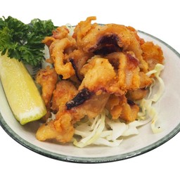 หนวดปลาหมึกยักษ์ทอด