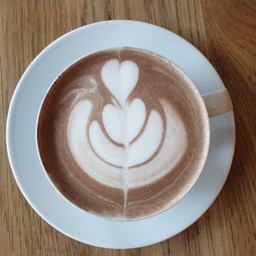 Hot cafe latte