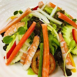 No.100 สลัด กุ้ง ปูอัด