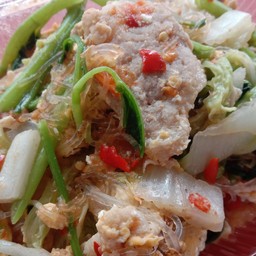 สุกี้แห้งหมู,ไก่