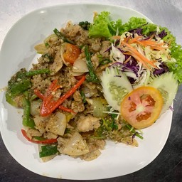 จระเข้ผัดพริกไทดำ