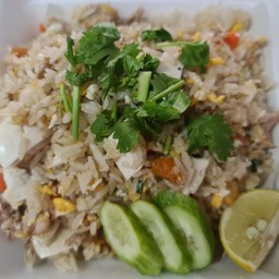 ข้าวผัด หมูสับ ไข่เค็ม