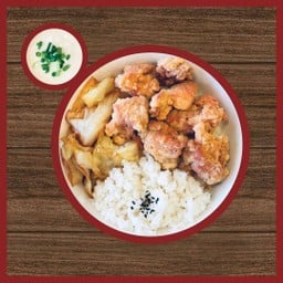 ข้าวหน้าไก่คาราเกะ