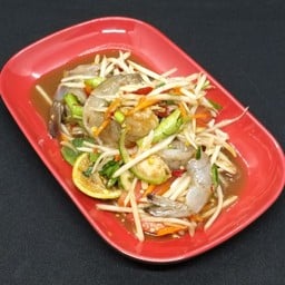 ตำกุ้งสด
