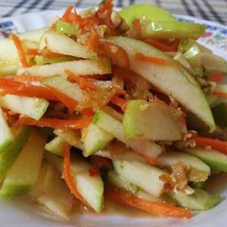 ตำแอปเปิ้ลปูปลาร้า