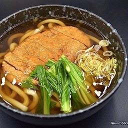 No.128 อุด้งน้ำ+หมูชุบเกล็ดขนมปัง