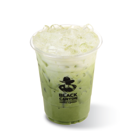 ชาเขียวมัทชะลาเต้เย็น