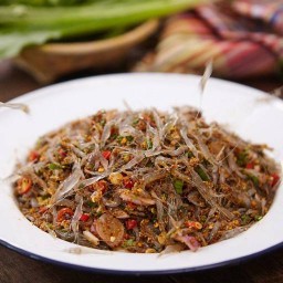 กุ้งเต้นไม่ทันแดก ปลาส้มทอดกรอบ น้ำพริก กุ้งเต้นไม่ทันแดก รังสิต คลอง1