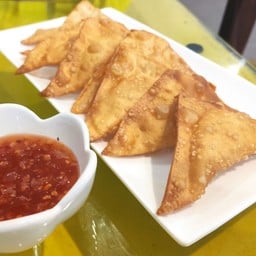 เกี๊ยวแฮมชีสทอด