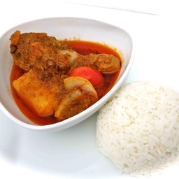 ข้าว+มัสมั่นไก่
