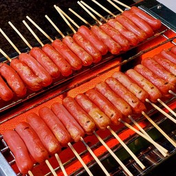 ไส้กรอกแดง (ไส้กรอกจู๋หมา) 10 ไม้