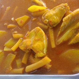 แกงส้มผักรวมปลาทับทิม