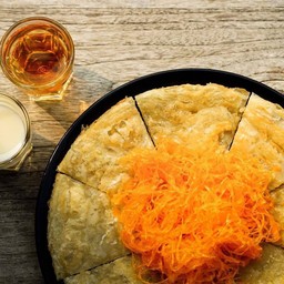 โรตีฝอยทองนมข้น