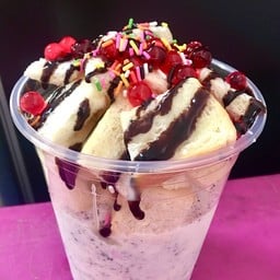 นมสดโอริโอ้-ปังเย็นท็อปปิ้งฟรี2อย่าง