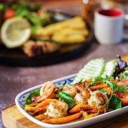 กุ้งผัดกะปิ