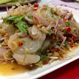 พล่ากุ้ง(ดิบ)