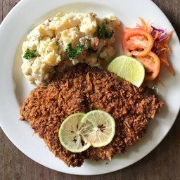 หมูทุบชุบเกล็ดขนมปัง