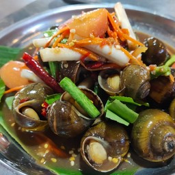ตำเกาเหลาหอยโข่งนา