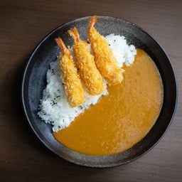 ข้าวแกงกะหรี่กุ้ง