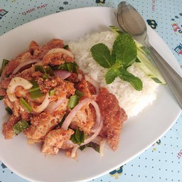ก๋วยเตี๋ยวต้มยำพริกเผาหมูบะช่อ ซอยราชวิถี44