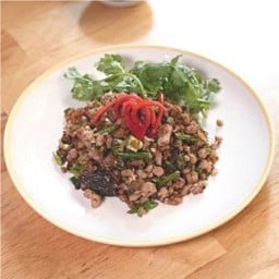 หมูสับผัดปลากุเลาเค็ม