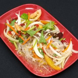 ยำวุ้นเส้นหมูสับ
